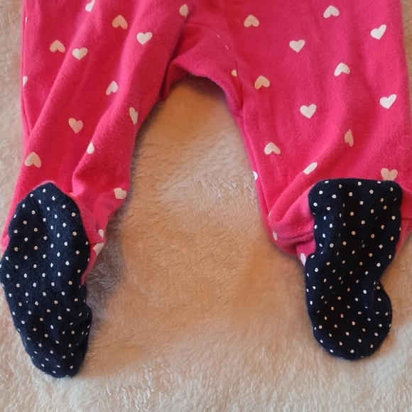 Carter's 3Mos 💕Day Jumper & Nighttime Footies All Cotton Too Cute Great Deal💕 - Picture 8 of 12